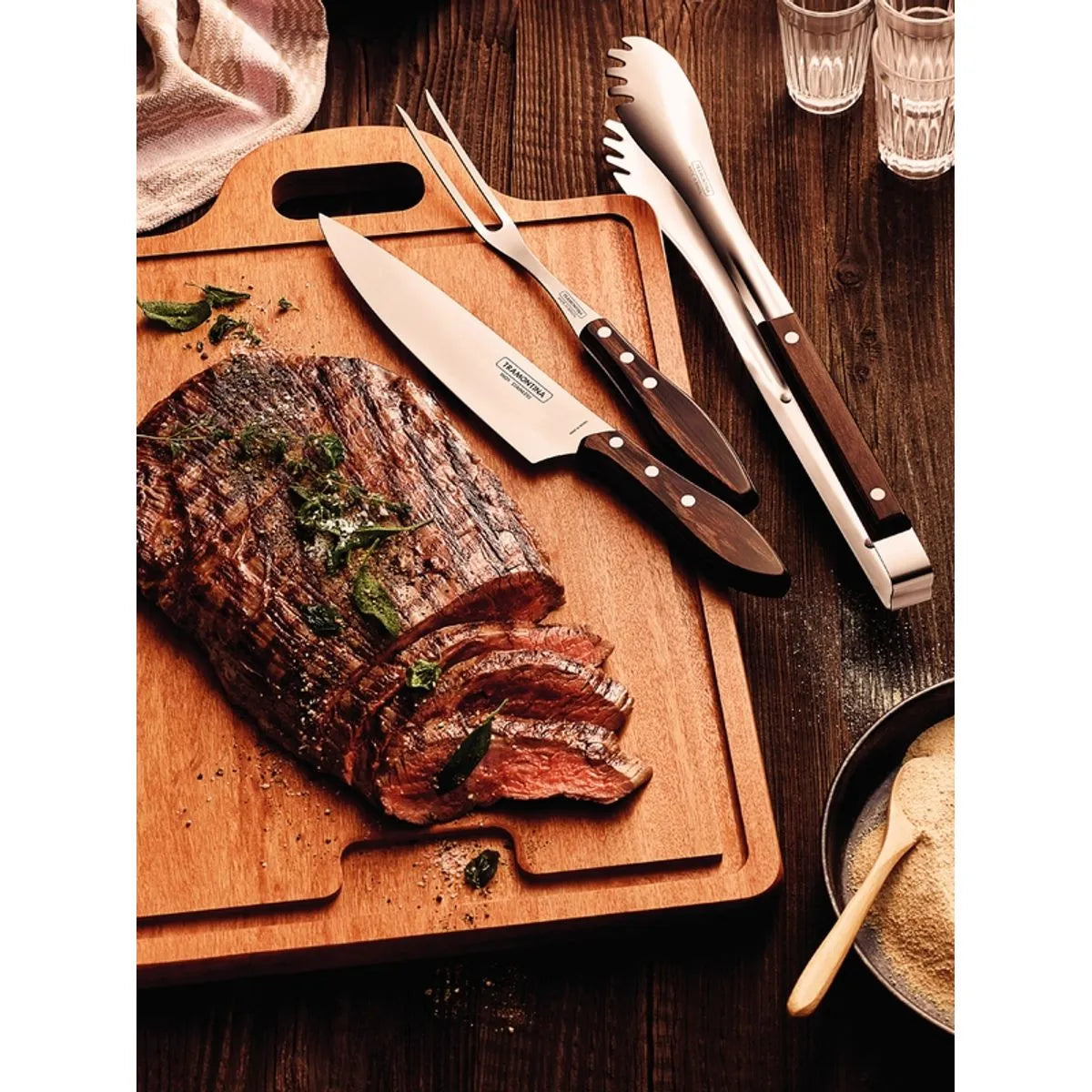 Juego Para Asado Polywood